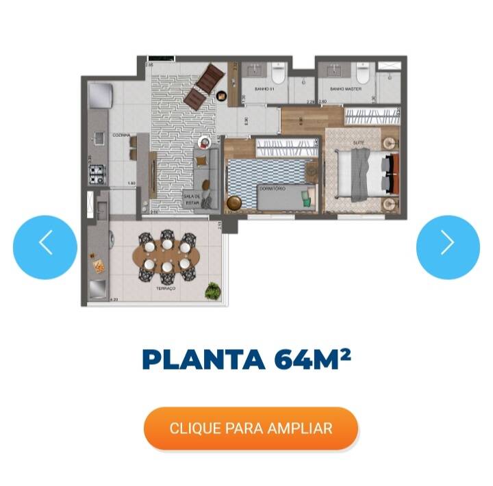 Apartamento à venda com 2 quartos, 63m² - Foto 4