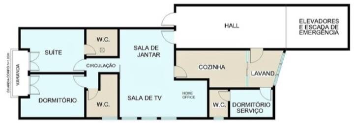 Apartamento à venda com 3 quartos, 90m² - Foto 2